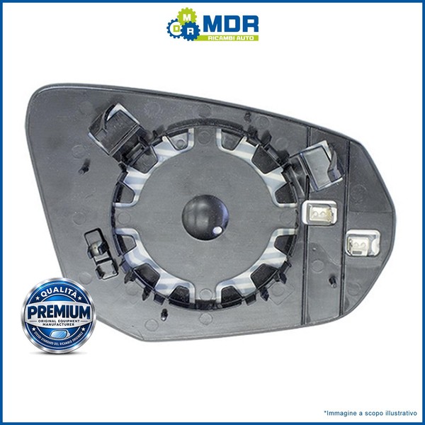 W-Parts Thermospiegel Glas Links FüR Audi Q2 2016- Vorne Links 24 Monate-image