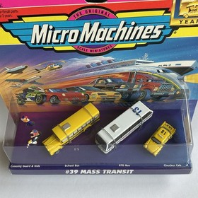 Vintage 1996 Galoob Micro Machines #39 MASS TRANSIT Sealed