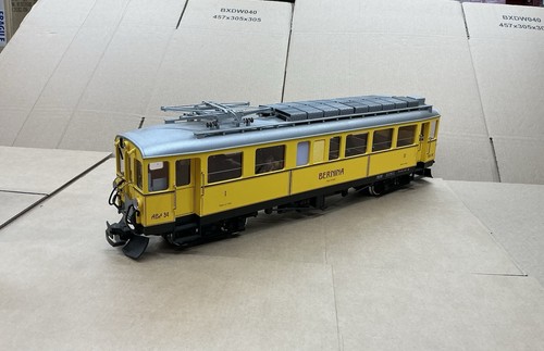 LGB SPUR G ELEKTROLOK ABE 4/4 TRIEBWAGEN EINZELSTROMABNEHMER 21390 FUNKTIONSTÜCHTIG | Condition: Used