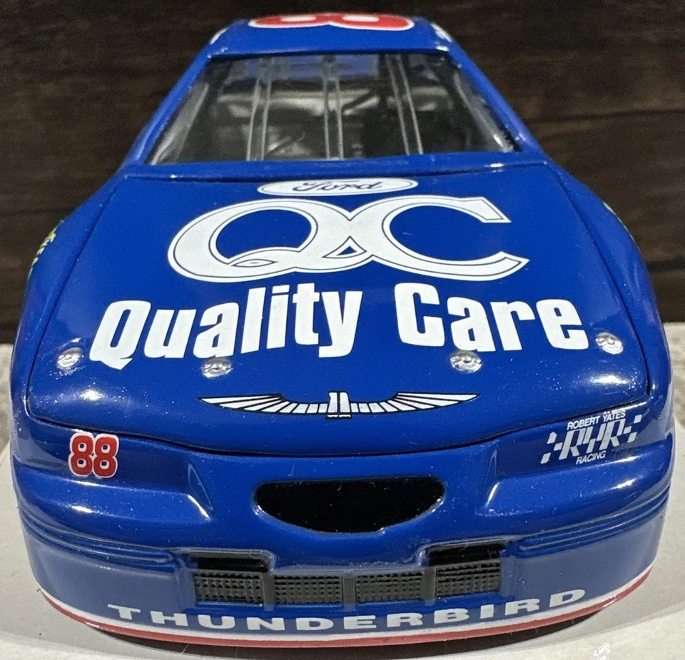 1996 Dale Jarrett #88 Quality Care Ford Thunderbird 1/24 Revell NASCAR Diecast - Image 3 of 4