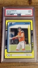 2024 Panini Donruss Rated Rookie Bo Nix #369 Press Proof Yellow PSA 9 Broncos