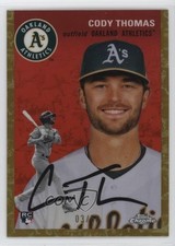 2023 Topps Chrome Platinum Anniversary /50 Cody Thomas #104 1i3s