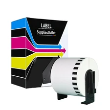 SuppliesOutlet Compatible Brother DK-2205 Continuous White Paper Tape