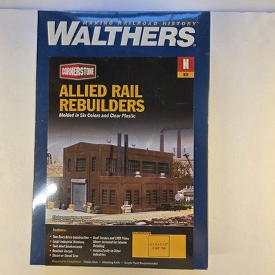 Walthers Cornerstone Allied Rail Rebuilders N Scale In Factory Sealed Box