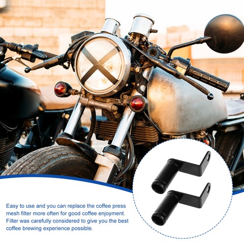 2 Pcs Mirror Extension Rearview Accessories Electric Motorcycle Utv Adapter - Foto 3 di 12