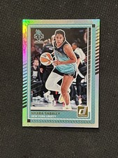 NYARA SABALLY 2025 Panini WNBA Donruss SILVER HOLO PRIZM New York Liberty #67