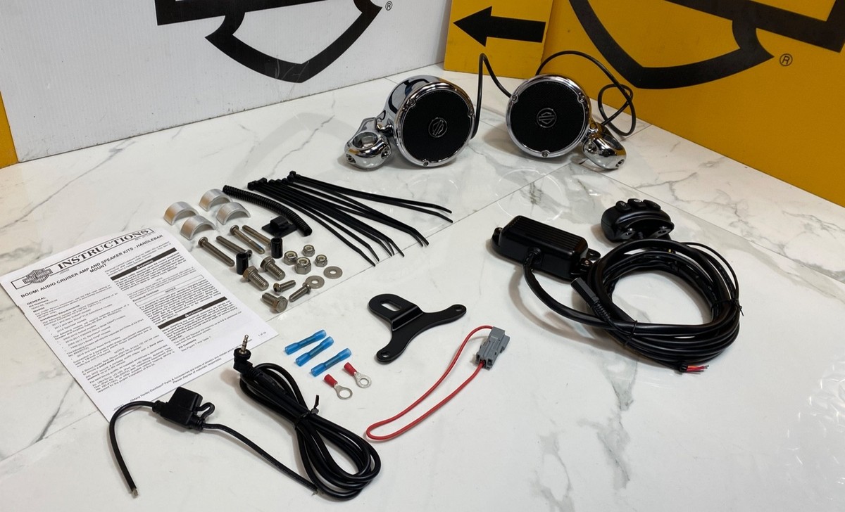タマランチ ハーレー ディバイス エクステンションセット オーディオ OEM Harley-Davidson Boom Audio Cruiser Amp Speaker Kit 76262-08A