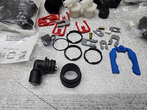 Assorted Fleck Water Softener Replacement Parts - Fittings, Clips, O-Rings .... - Picture 7 of 8