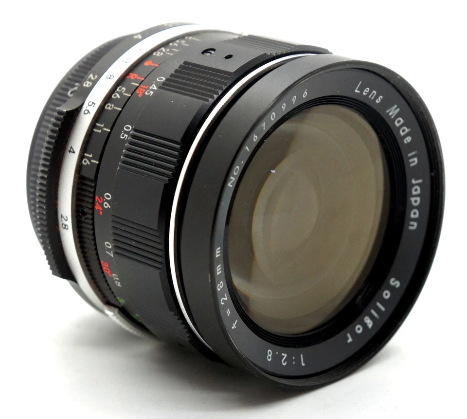 EXC! Soligor Wide Auto 2.8/28 lens 28 mm F2.8 Exakta Mount SN 1670996 - Image 2 of 4