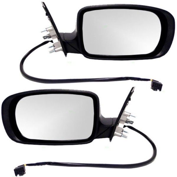2011-2014 Dodge Charger V6 V8 Manual Fold Power Rear View Mirror Pair Set