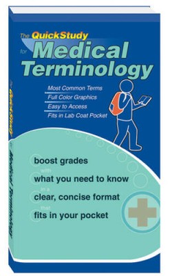 The Quick Study for Medical Terminolgy (Quickstudy Books) - Paperback - GOOD