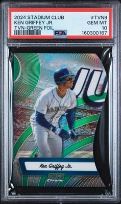 2024 TOPPS STADIUM CLUB TRIUMVIRATES NICKNAME #TVN9 KEN GRIFFEY JR. 6/50 PSA 10
