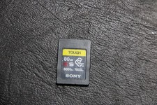 Sony 80GB (800MB/s) Cfexpress Type A Memory Card