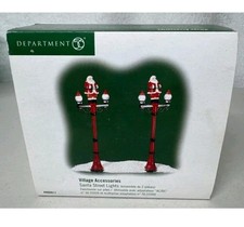 Department 56 Santa Street Lights Village Accessories 800011 Christmas