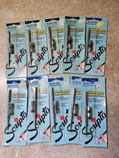 VTG SCRIPTO Erasable Ink Refills Lot Of 10 Blue And Black Ink