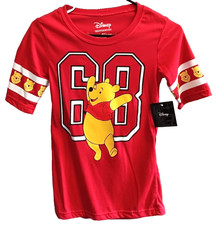 Disney Winnie The Pooh TShirt Kids Girls Boys Size XS/XC Red Yellow with Tag