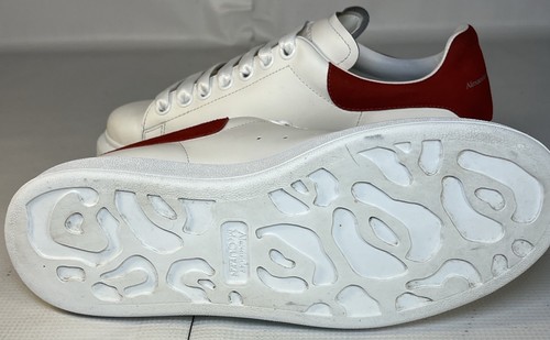 Alexander McQueen Oversized Sneakers White Red Size EU 39.5 / US 9 Women - Picture 8 of 12