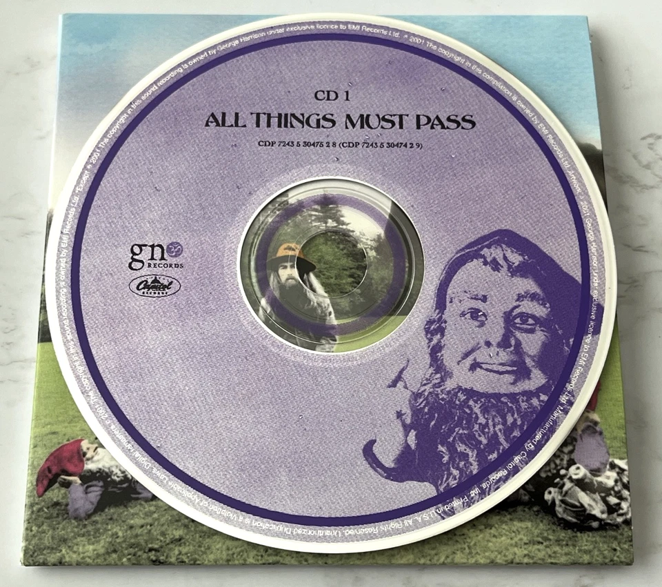 George Harrison All Things Must Pass 2 CD BOX SET 2001 Capitol The Beatles RARE! - Imagem 2 de 4
