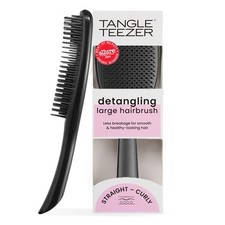 Tangle Teezer Large Ultimate Detangler Hairbrush for Wet  Dry L, Black Gloss