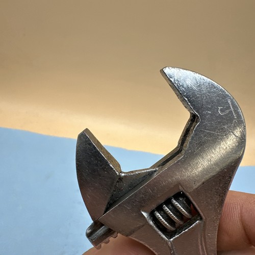 Crescent Wrench 8" Adjustable Wrench Crestoloy Forged Steel Made In USA - Picture 7 of 7