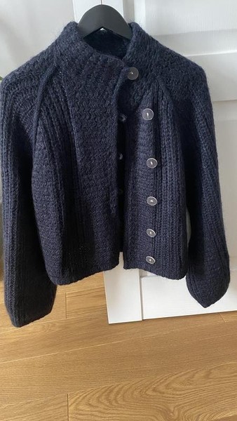 Women DKNY Sweater Navy Mohair 36 / S / 44