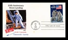 DR JIM STAMPS US COVER MOON LANDING 20TH ANNIVERSARY PRIORITY MAIL FDC