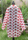 Lazy Oaf See Through Heart Mac Size Small - Translucent Clear Raincoat Hearts — photo 7