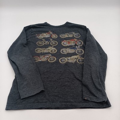 Gap Kids Shirt Boys Large 10 Gray Electric Bikes Long Sleeve