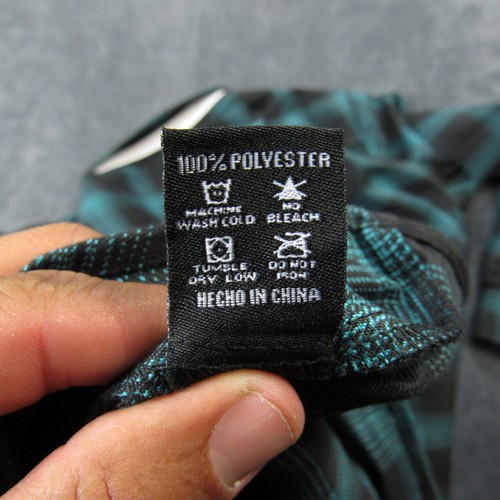 Dixxon Flannel Shirt Womens XXL 2XL Blue Trixie SXS Addicts Limited Edition NWT - Picture 7 of 9