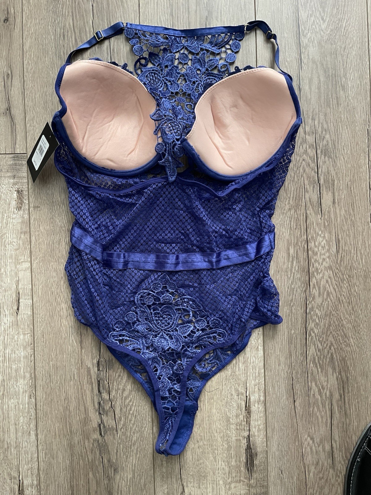 Fredericks of Hollywood Guiperre Lace Teddy Bodysuit Size XL BNWT