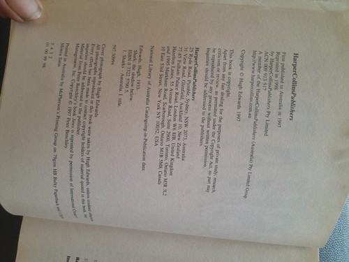 Shark: The Shadow Below by Hugh Edwards (Paperback Book) Nature, History - Picture 8 of 12