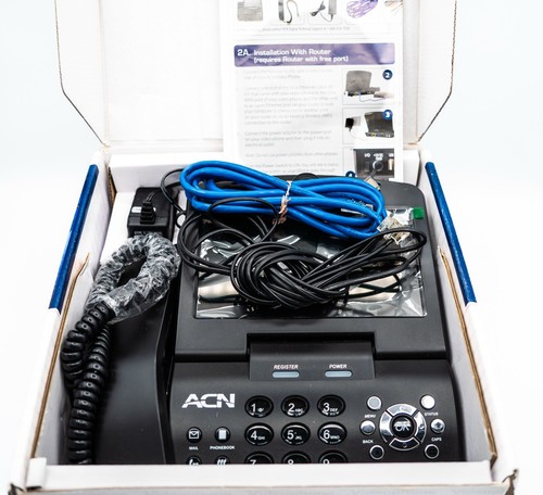 ACN Iris 3000 VoIP Videophone 7” LCD Screen SIP Camera Tested – Ships Free - Afbeelding 4 van 17