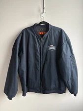Vintage Workwear Canada Heritage RED KAP Navy 2XL Bomber Jacket
