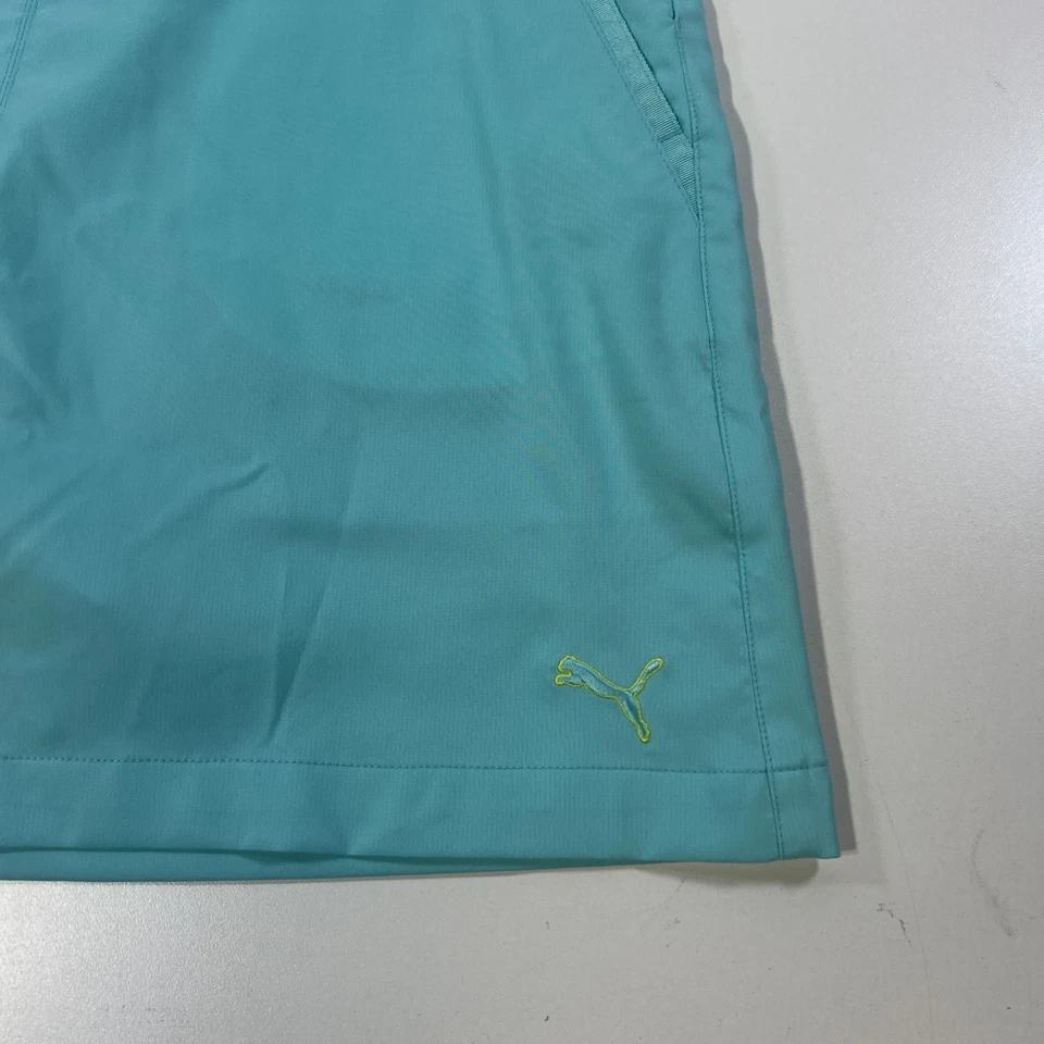 Puma Skort Mujer 6 Pantalones Cortos Frente Plano Forrados Golf Falda Cremallera Lateral Azul Claro Foto 2 de 4