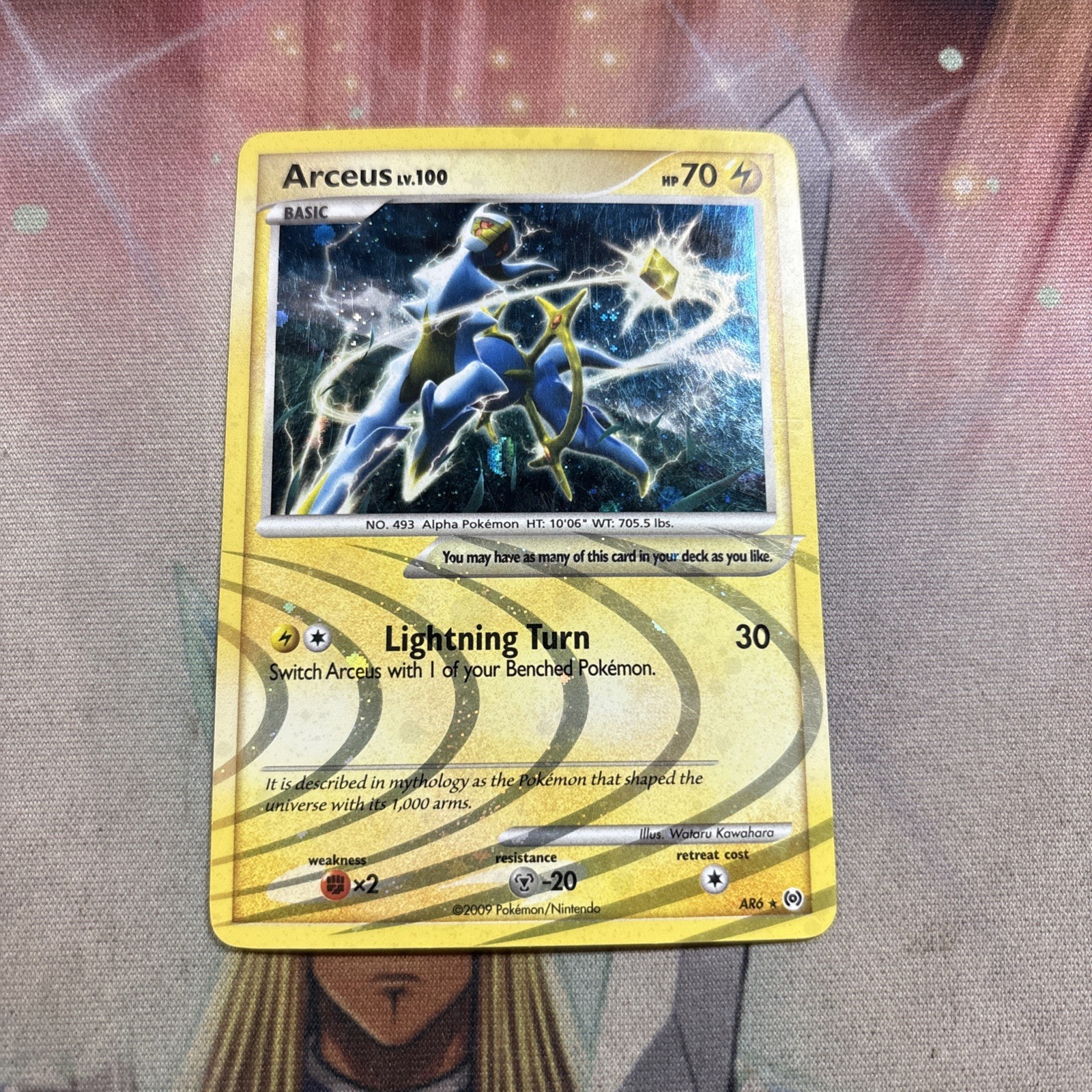 Pokémon TCG Arceus Lv.100 AR6 Holo - Platinum Arceus 2009