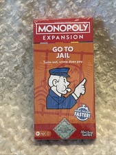 Monopoly Go to Jail Expansion Pack 2025 Hasbro Classic Game Add-On Sealed New