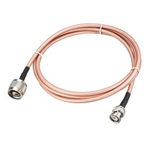 Low Loss RF Coaxial Cable RG-142 N Male to BNC Male 150cm Length Connection Wire
