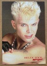 BILLY IDOL - 1980s Full page UK magazine annual poster