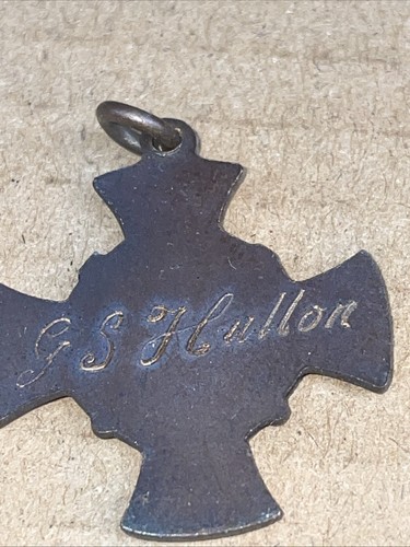 Early 19th Century Royal Life Saving Society Bronze Cross Medal Inscribed Verso - Picture 5 of 6