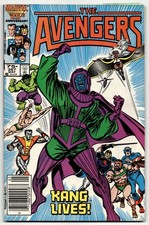 The Avengers #267 Marvel Comics Kang Lives Newsstand Edition Copper Age 1986