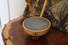 Custom Made Sycamore  Wood Turkey Pot  Call with Two Round Tip  Rod  Strikers — photo 5