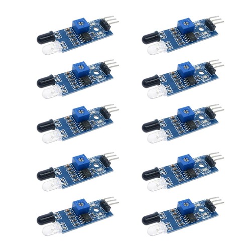10PCS Smart Car Robot IR Infrared Obstacle Avoidance Sensor Replacement ...