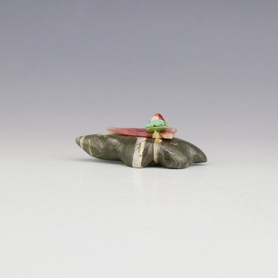 NATIVE AMERICAN ZUNI PURISIMA STONE MOLE FETISH BY EVALENA BOONE
