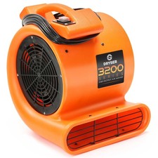 12 Air Mover Carpet Dryers 2 Speed 1/2 HP Industrial Floor Blower Drying Fan