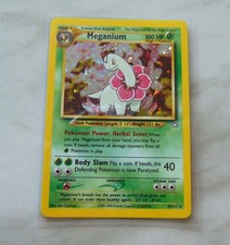 2000 Pokemon Holo Card MEGANIUM 10/111