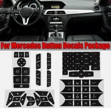 Button Repair Kit Window Switch Sticker For Mercedes Benz E-Class C207 A207