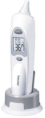 Beurer Fieberthermometer FT 58 fürs Ohr Digitale Anzeige + 10 Schutzkap. B Ware