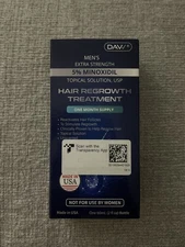 5% Minoxidil for Men Hair Growth Serum Faster Thicker Stronger Hair Growth