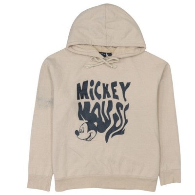 Disney x Primark Damen beige Mickey Mouse Pullover Hoodie Größe M 12-14