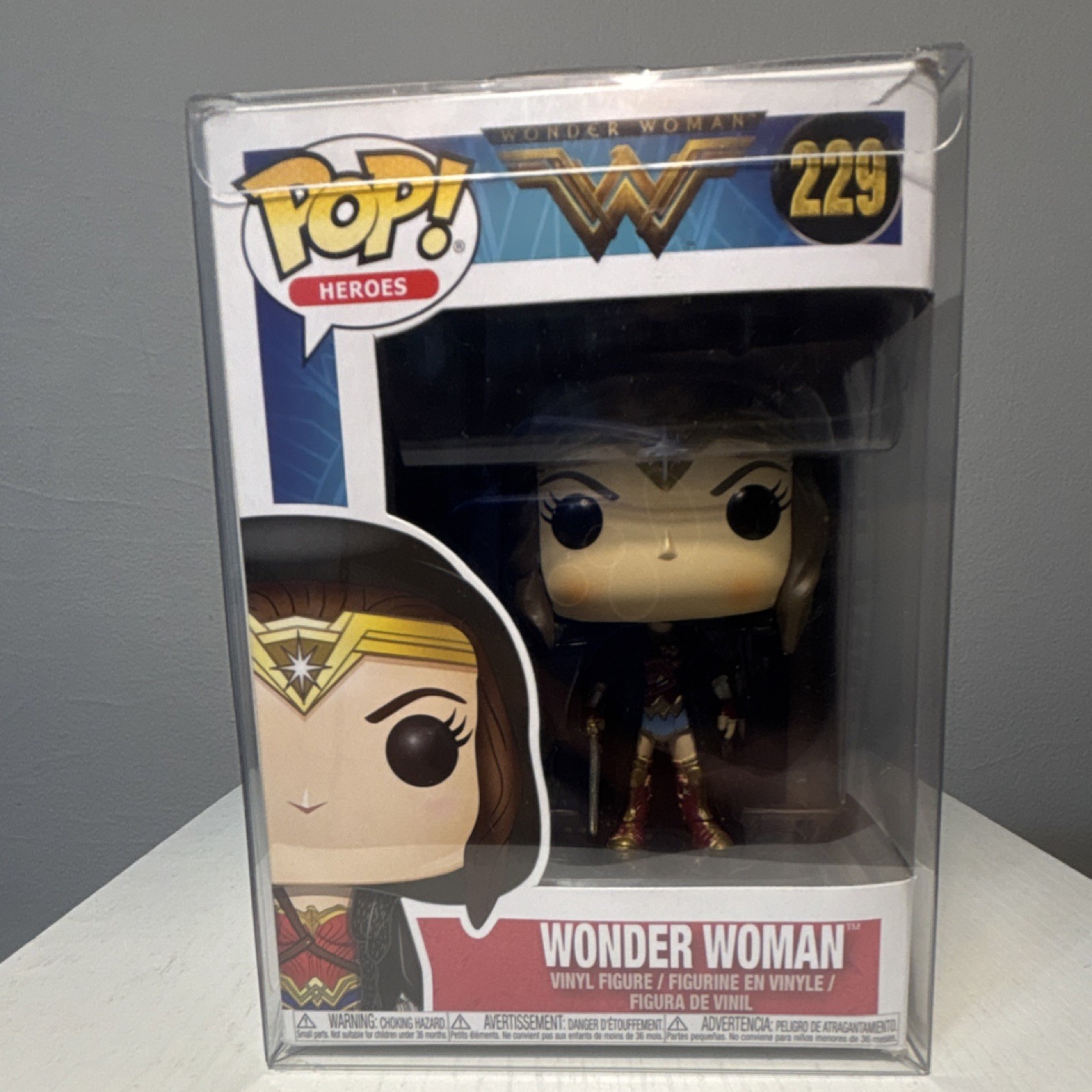 Funko Pop! Vinyl: Wonder Woman - Heroes - Wonder Woman Figure #229 (2017)